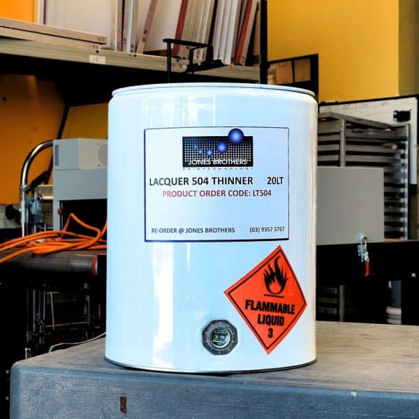 LACQUER THINNER SCREENWASH 504