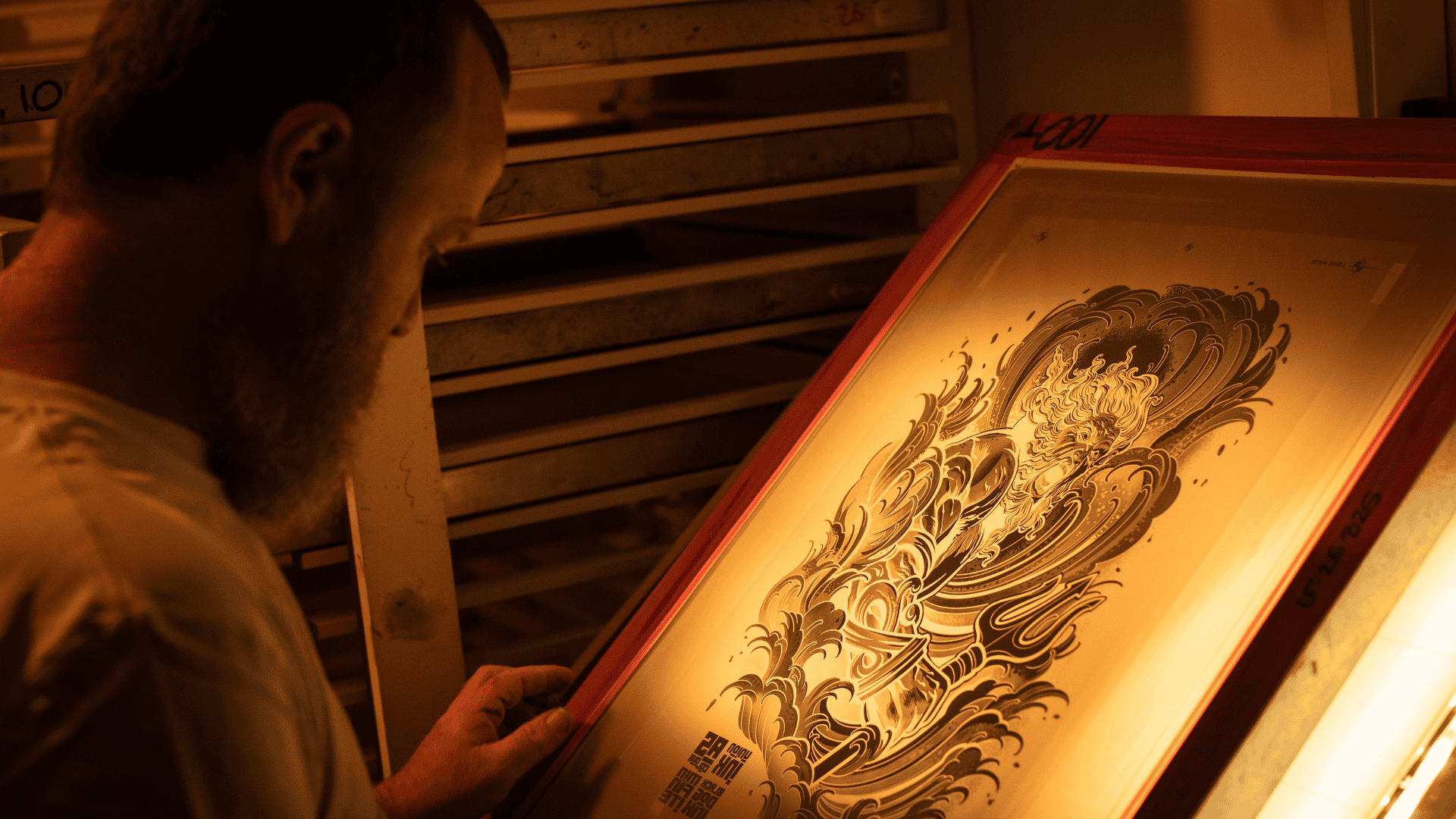 Close-up of Project Poseidon prints showcasing detail and ink performance.