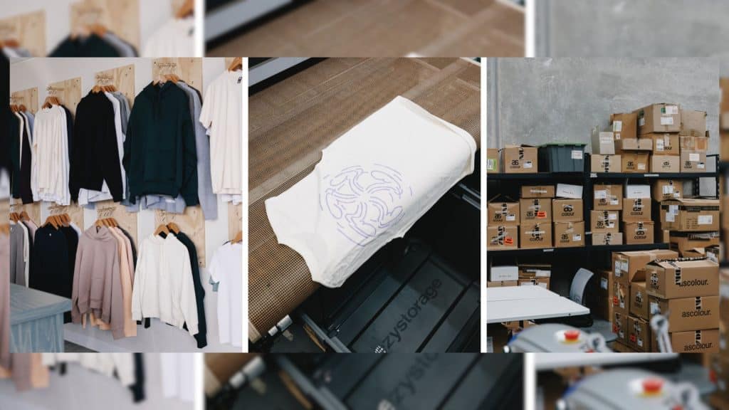 photo of the colour cartel screenprinting shop in melbourne, epping featuring on jones brothers behind the mesh blog series.