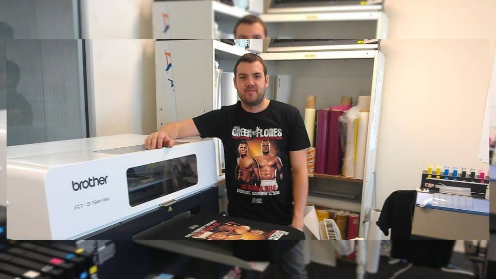 Lachlan Rae from EziBrand featured in the Jones Brothers Behind The Mesh series, sharing his screen printing business journey and production mindset.