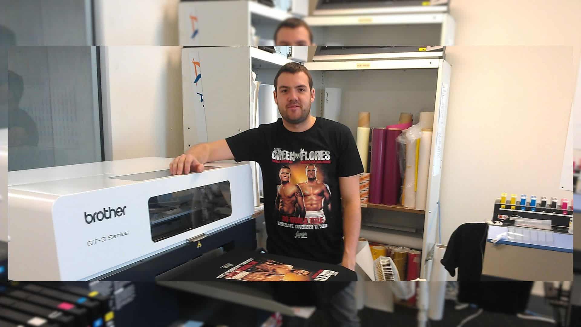 Lachlan Rae from EziBrand featured in the Jones Brothers Behind The Mesh series, sharing his screen printing business journey and production mindset.