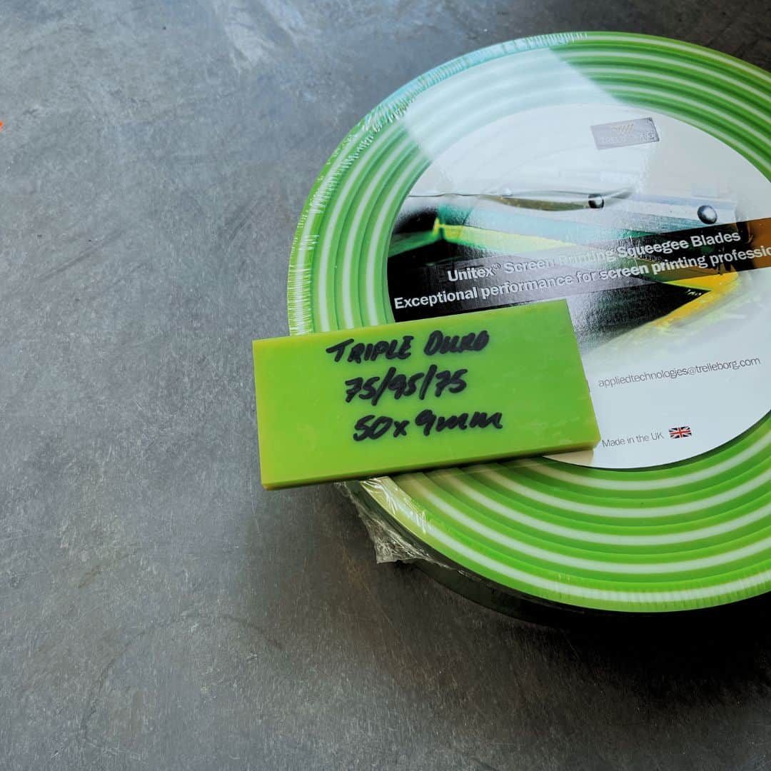 Green Triple Durometer Squeegee Rubber