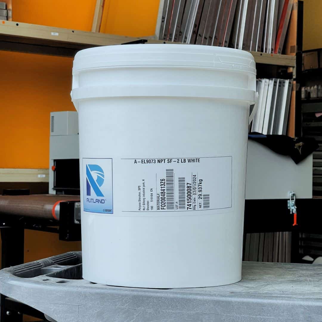 Rutland SF2 Low Bleed White Plastisol Ink
