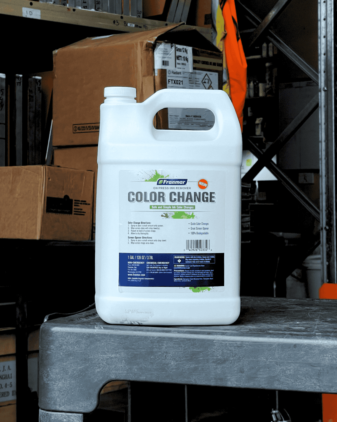 Franmar On Press Colour Change